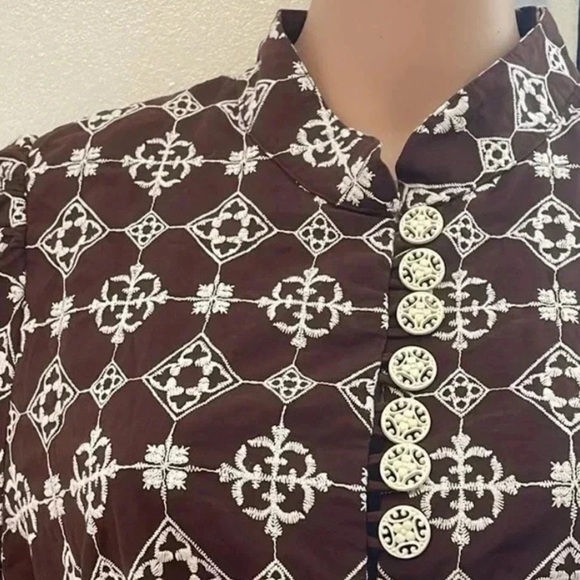 Chic Long Sleeve Geometric Dress - Picture 3 of 12